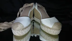 Espadrille Wedge With Strap-Up Closure