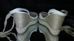 Espadrille Wedge With Strap-Up Closure