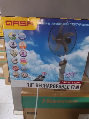 Affordable QASA 18" Rechargeable Fan(Qfr-7918) With Remote