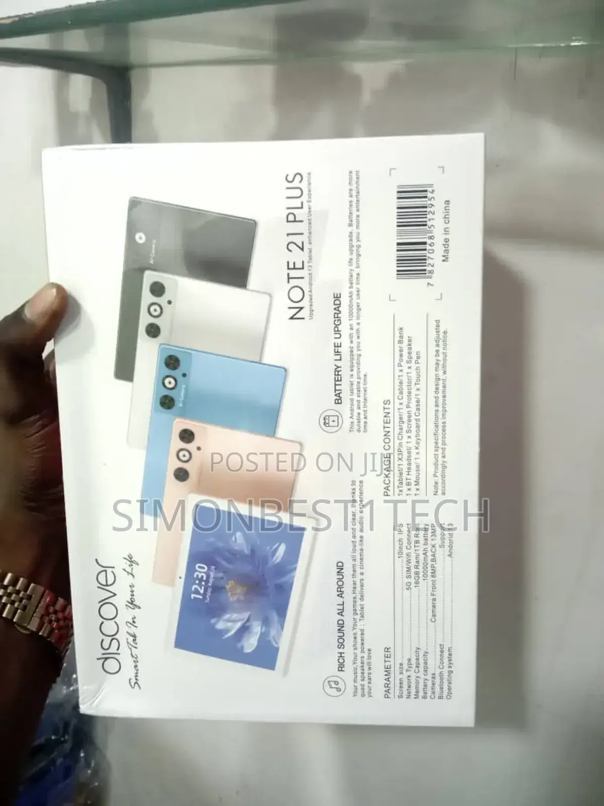 New Discover Note 21 Plus 1 TB Blue