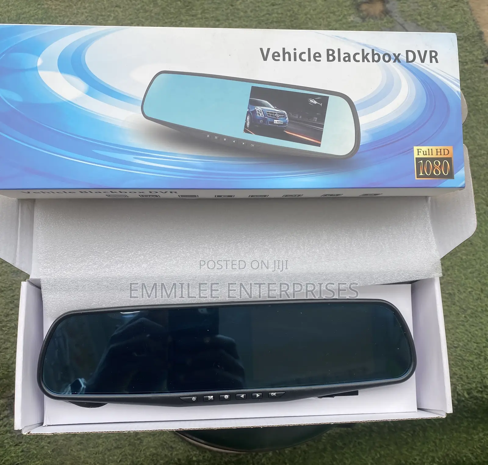 Vehicle Rearview Mirror Dual Channel Recorder DVR CAMERA