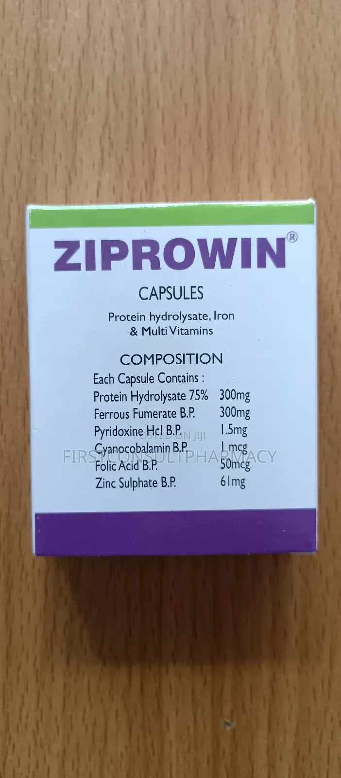 Ziprowin Capsules X 20