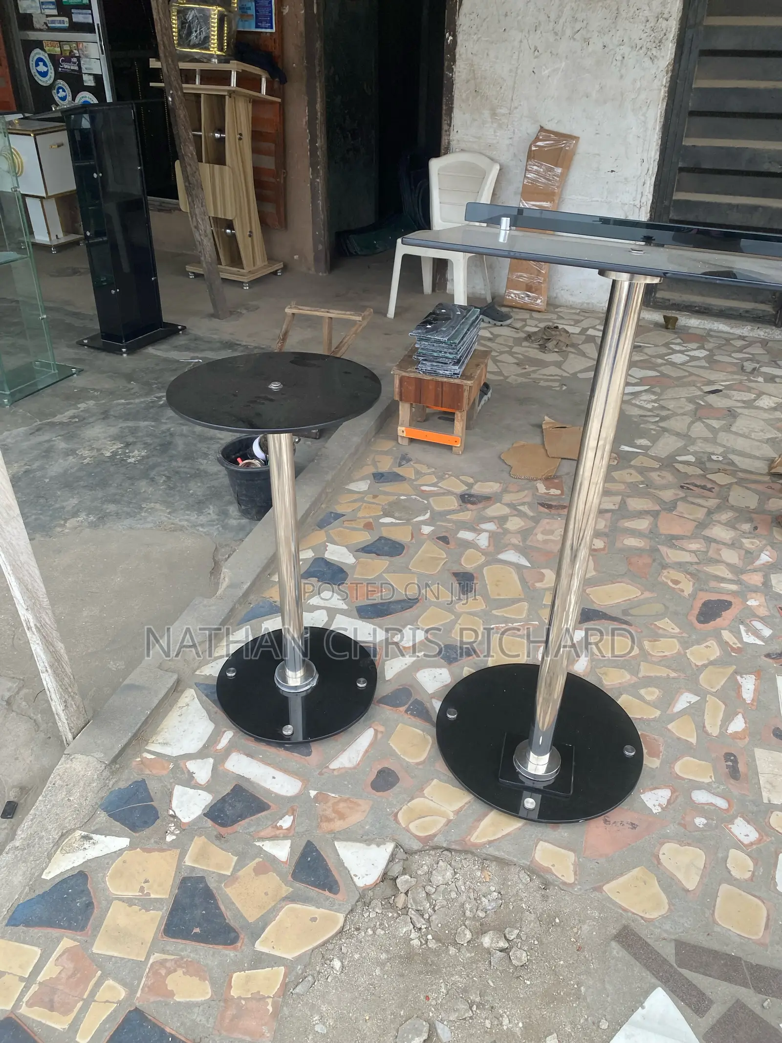 Single Pole Glass Pulpit