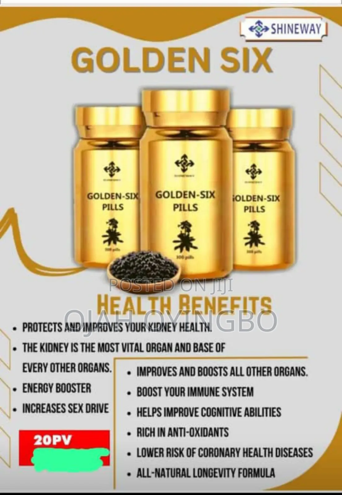 Shineway Golden Six Pills