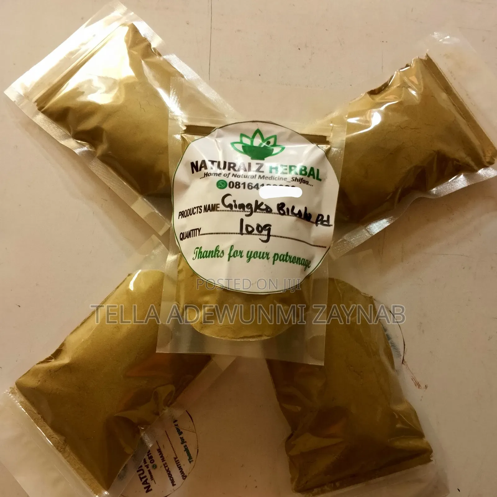 Gingko Biloba Powder (100g)