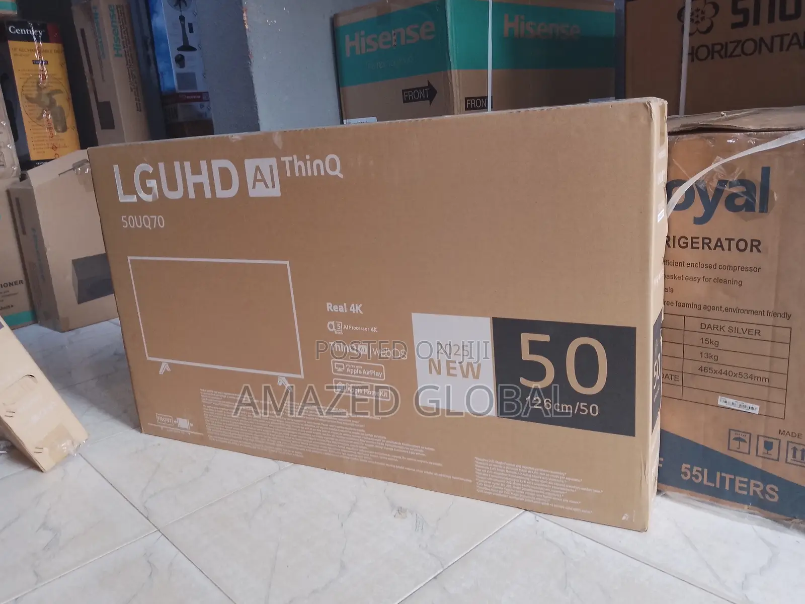 New in 50" LG Frameless Smart TV With Bluetooth