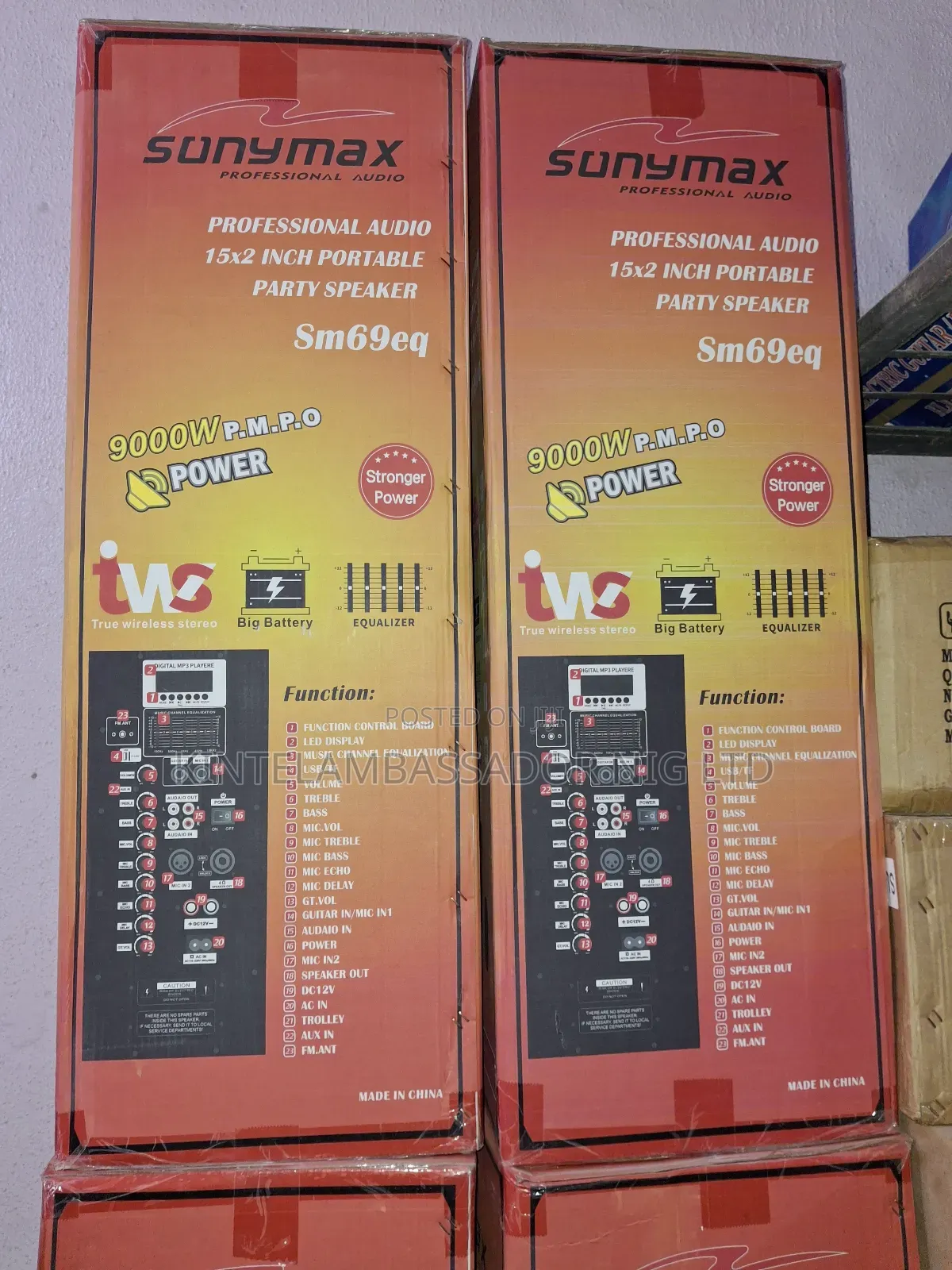 Sunnymax Double Speaker Address System