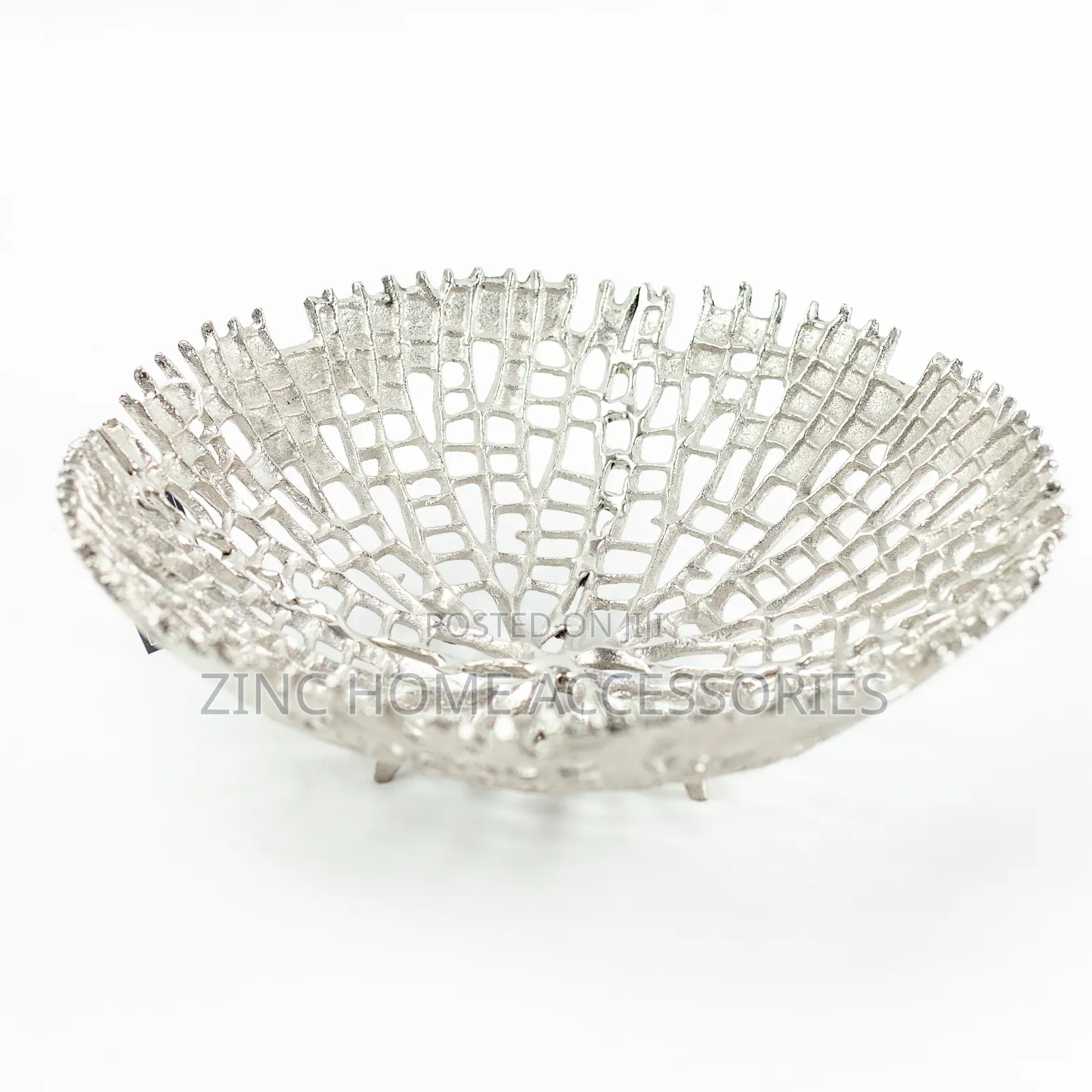 Silver Mesh Decorative Bowl