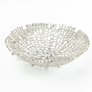 Silver Mesh Decorative Bowl