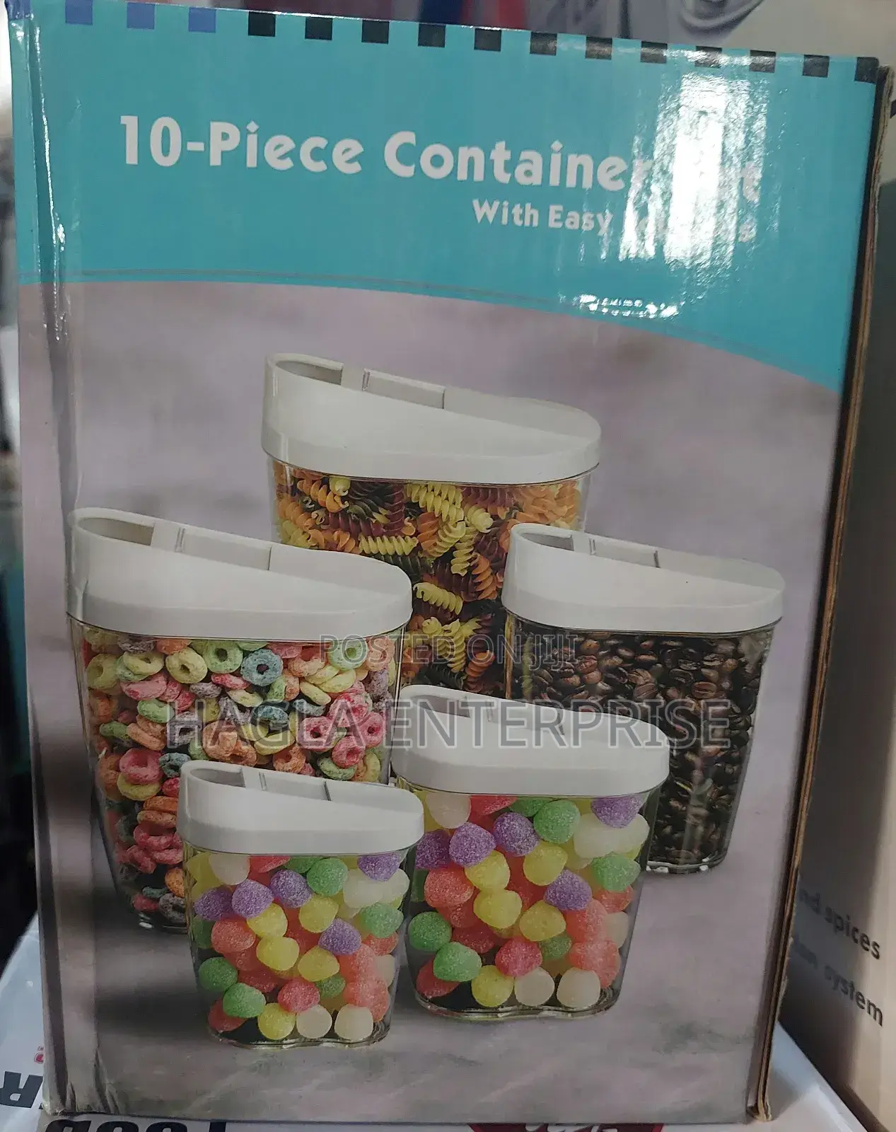 10pcs Container Storage