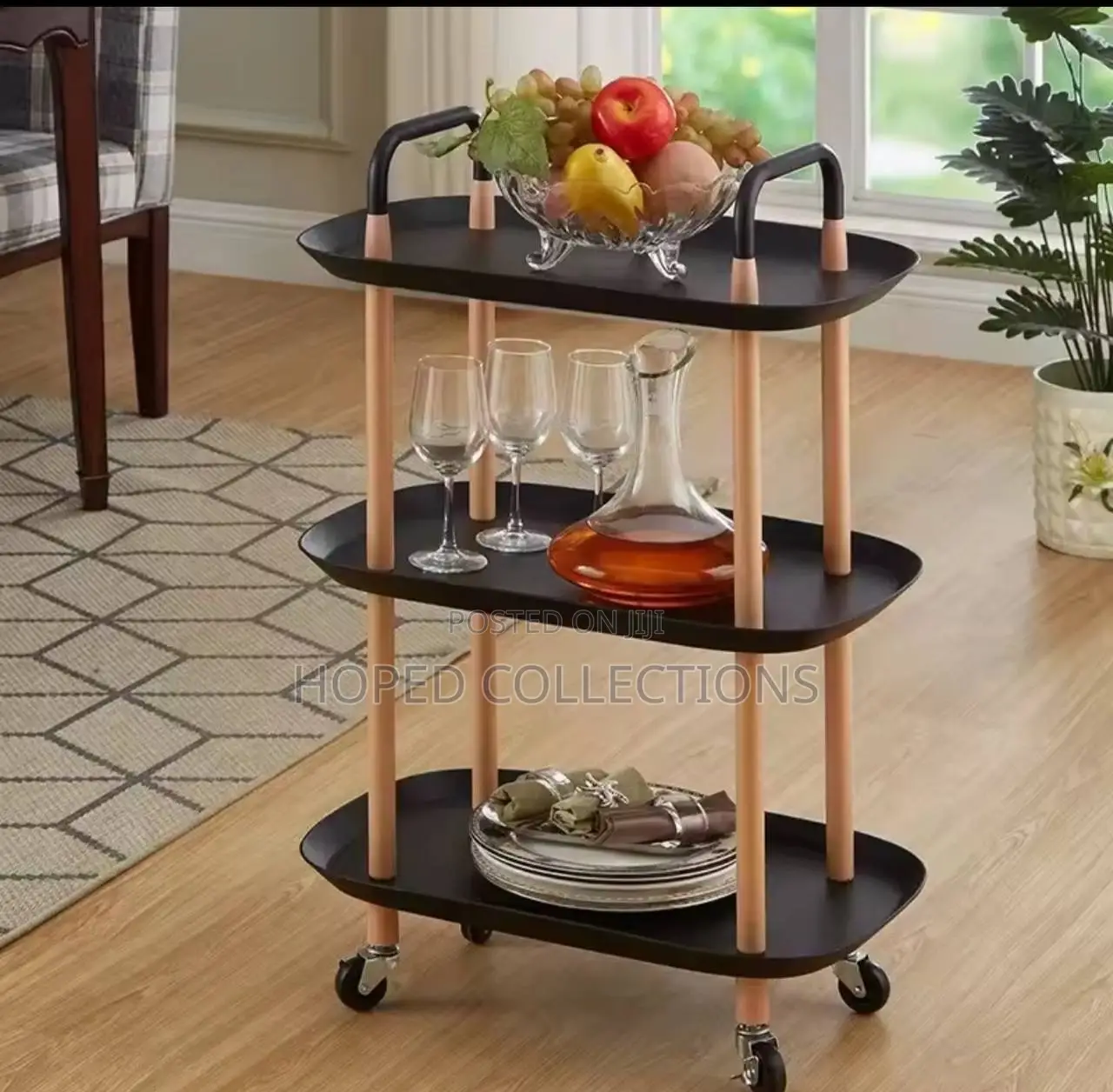 3 Layers Kitchen Trolley