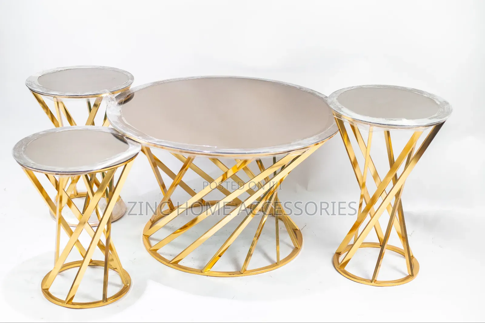 Center and 3piece Side Table