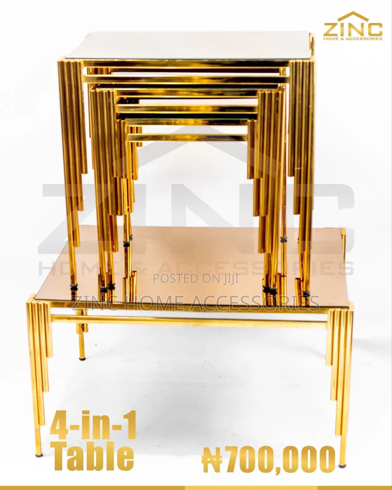 4 in 1 Sunt Kore Gold Table