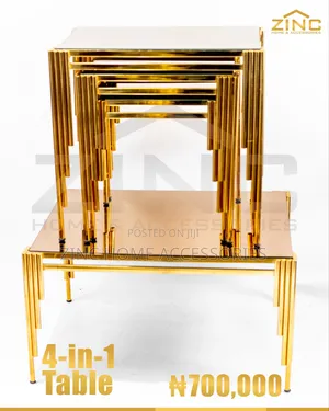4 in 1 Sunt Kore Gold Table
