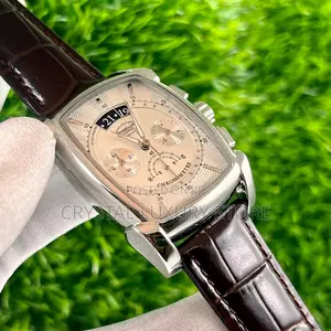 Parmigiani Quality Luxury Men Genuine Leather Wristwatch