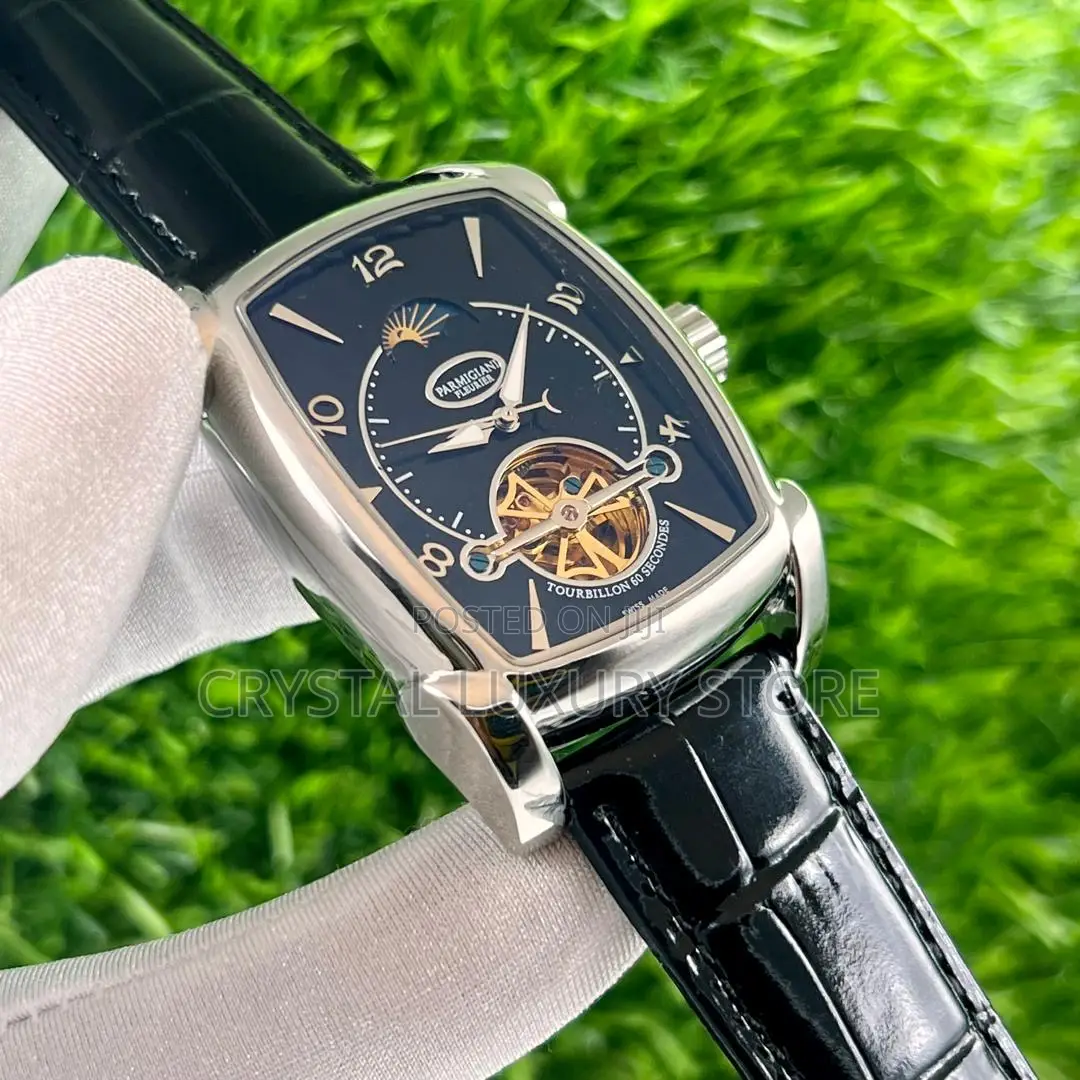 Parmigiani Quality Luxury Men Automatic Engine Wristwatch