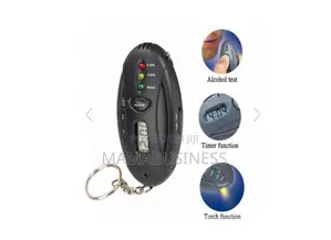 Keychain Led Alcohol Tester With Timer and Flashlight