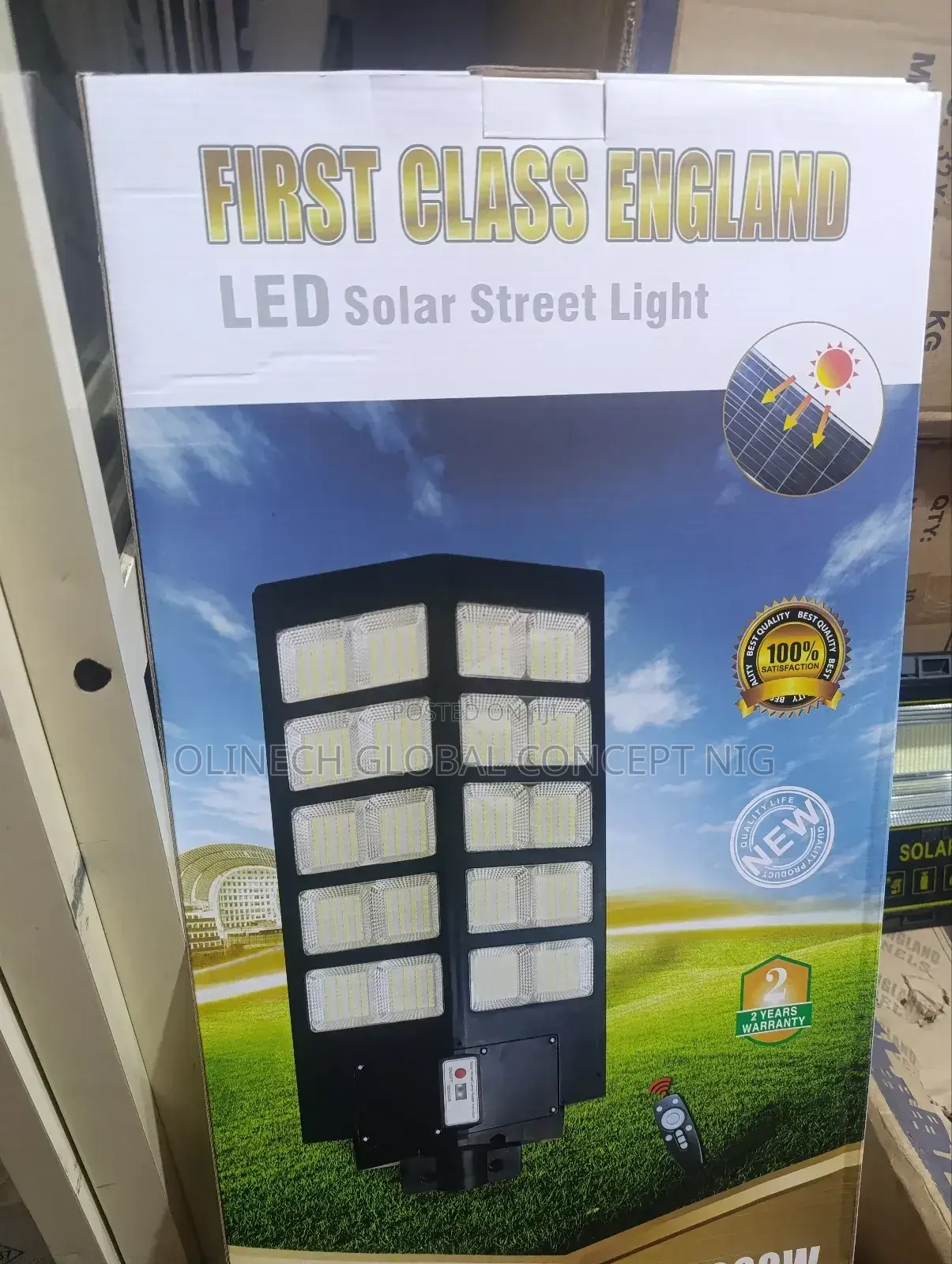24 Eyes First Class England Solar Light