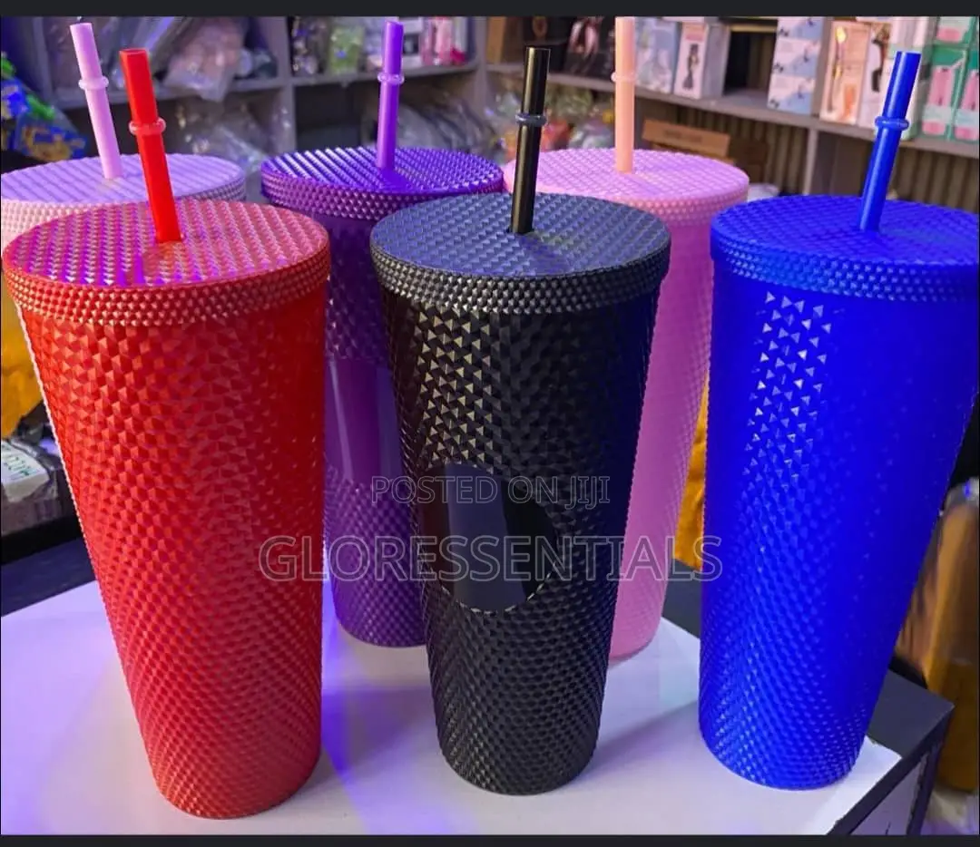 Long Drink Cup With Straw