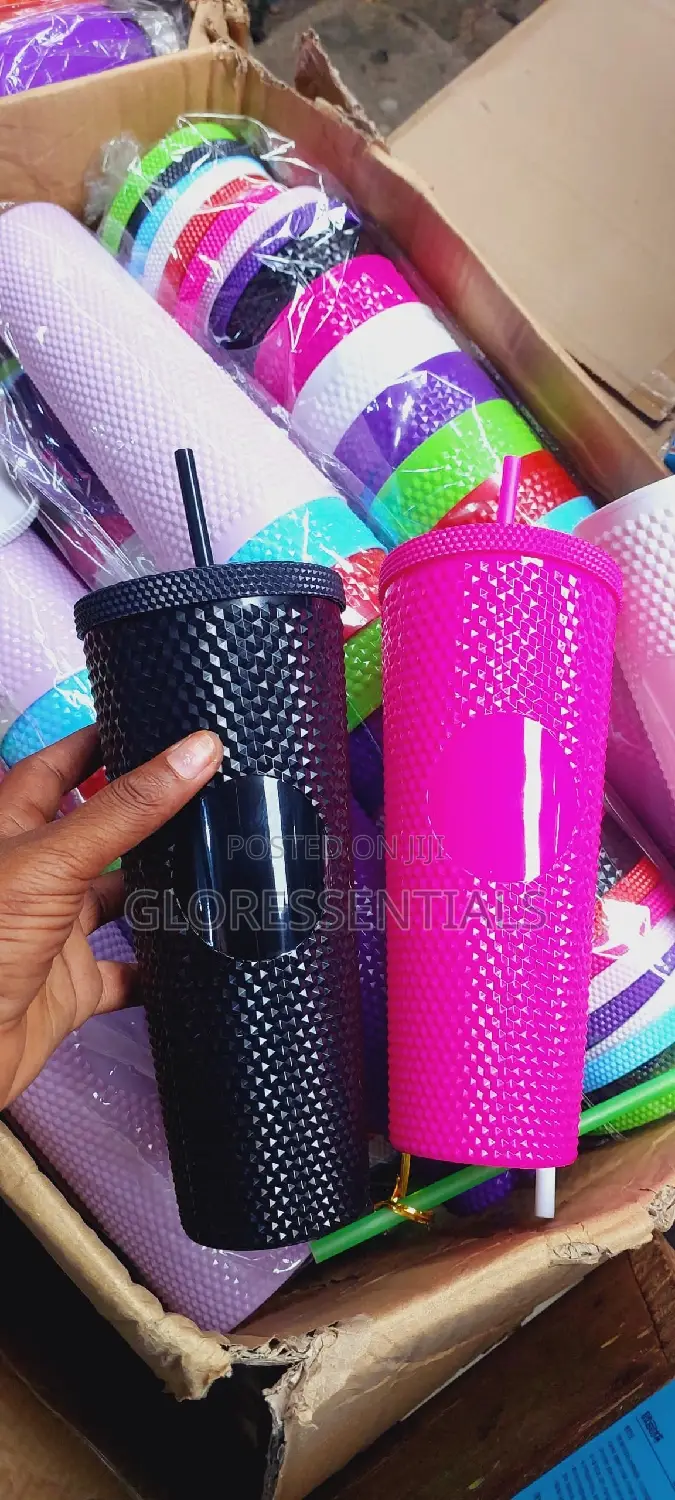 Long Drink Cup With Straw