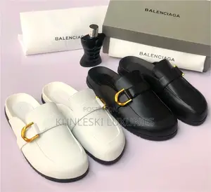 Original Balenciaga Leather Half Shoe in 3 Colorways