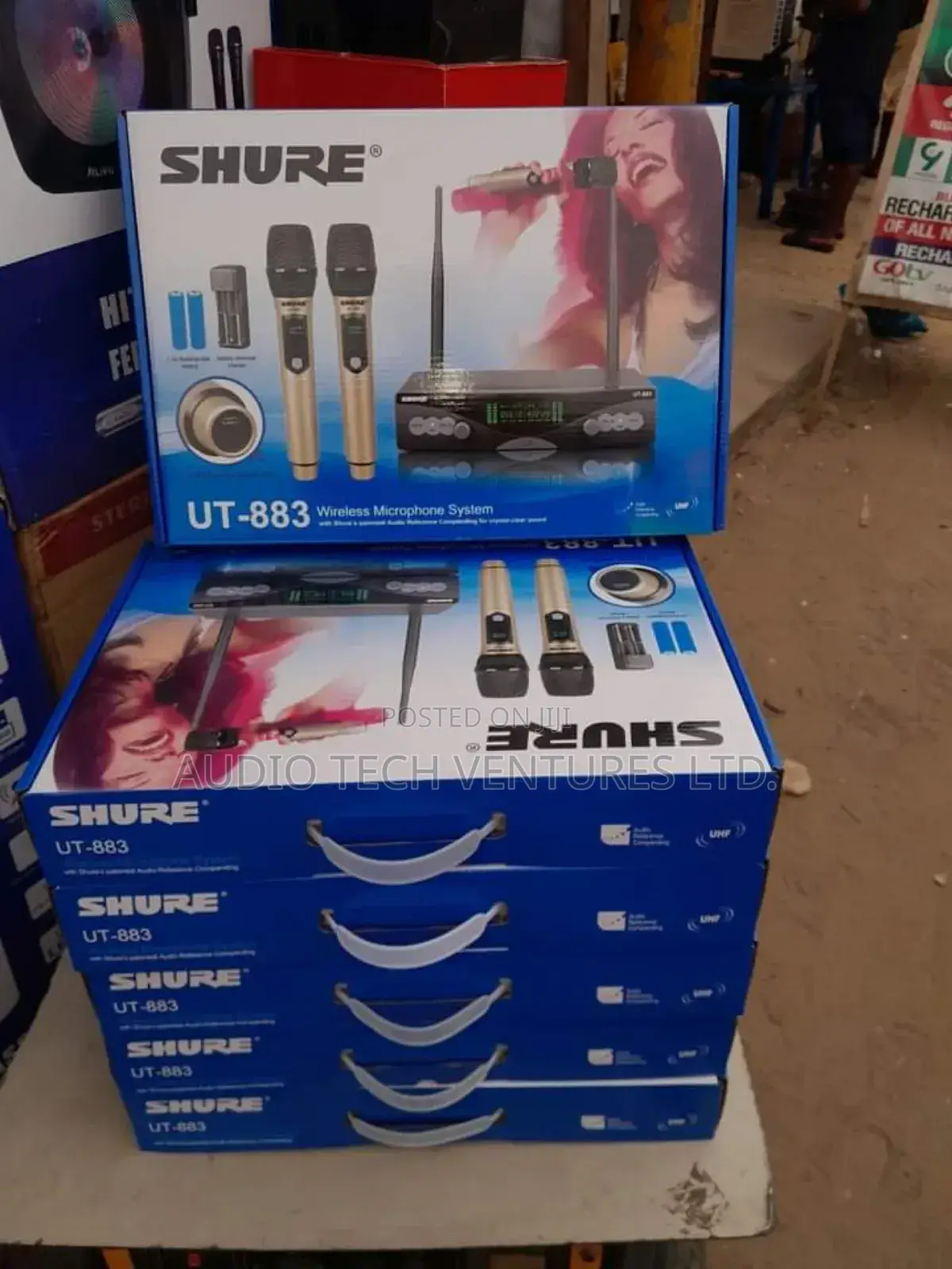 Shure Dual Wireless Ut883