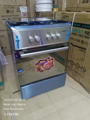 Maxi 3 Gas and 1 Electric Cooker Standing Cooker