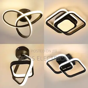 LED Ceiling Light 2 Rings Creative Design Aisle Ceiling Lamp