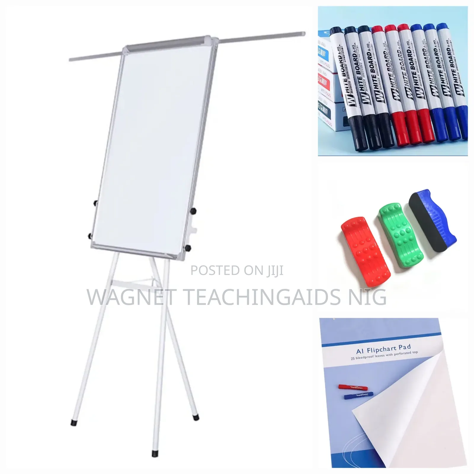Flipchart Board ,Duster , Paper, And Maker