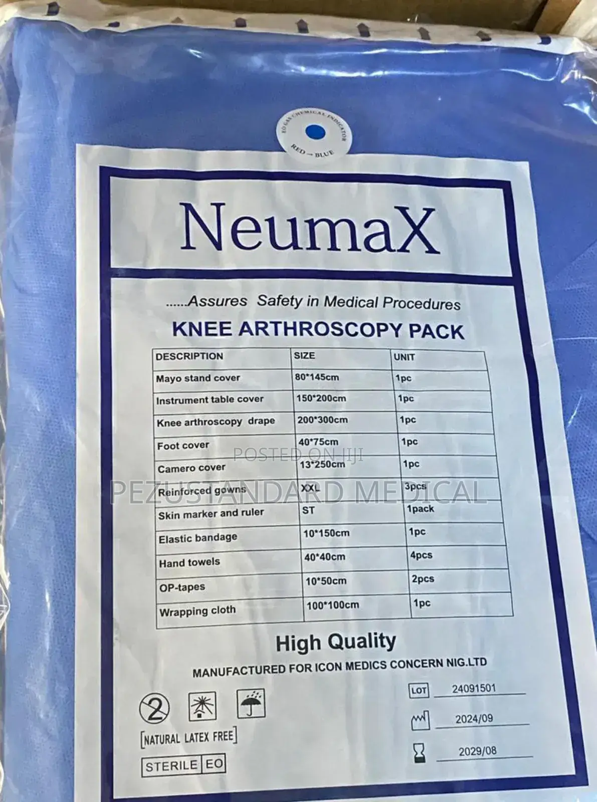 Knee Arthroscopy Pack