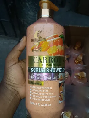 7 Days White Carrot B-Carotene Scrub Shower Gel -1000ml