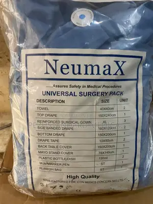 Disposable Universal Surgery Pack.