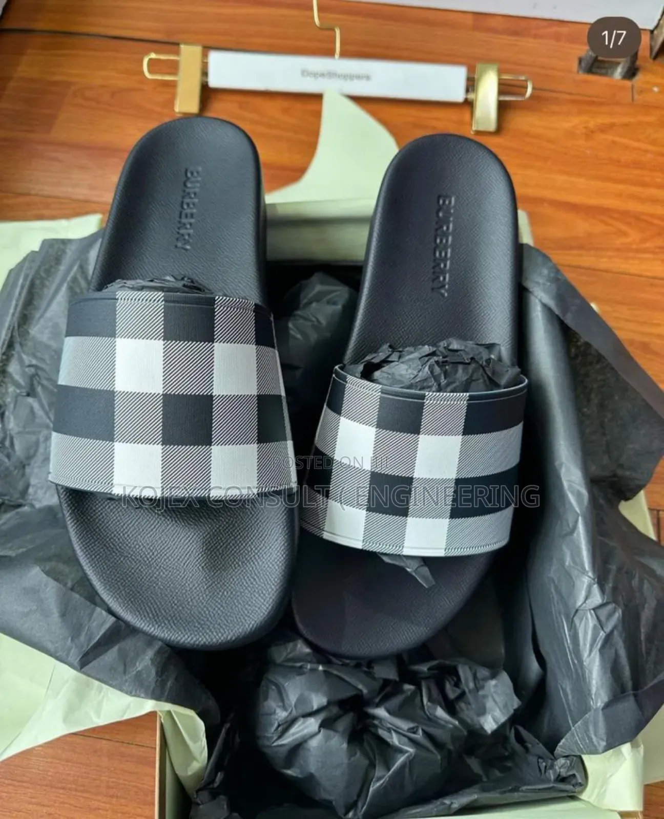 Original Burberry Quality Slides