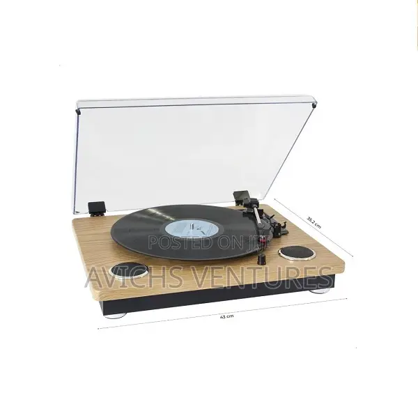 Vintage Bluetooth Turntable With USB Micro SD