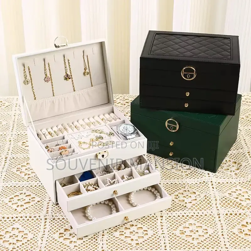 Three Layer Large Capacity Jewelry Box