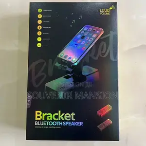 Phone Holder Bracket With Wireless Speaker