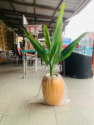 Gold Flower Pot