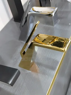 Gold Basin Mixer Tap (533o)
