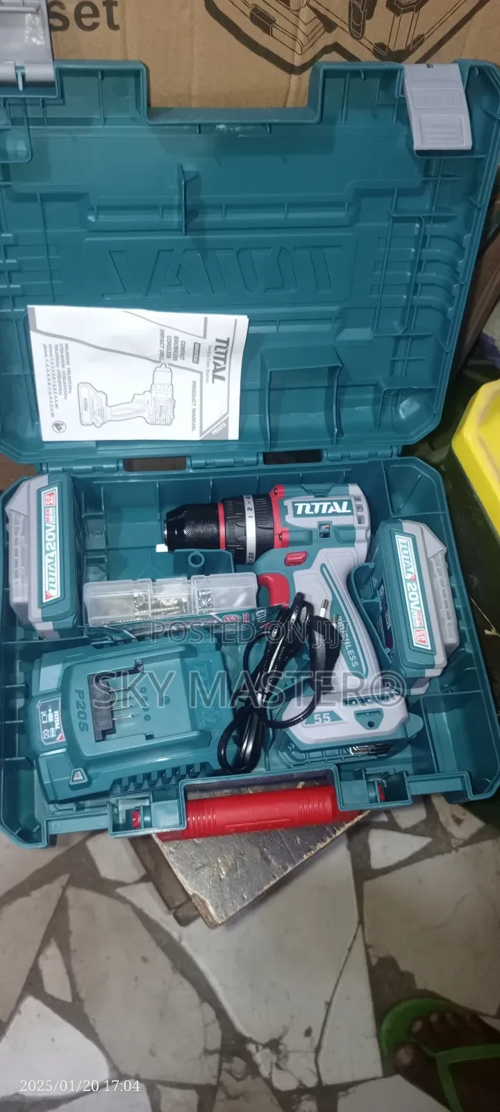 Total Compact Brushless Impact Drill