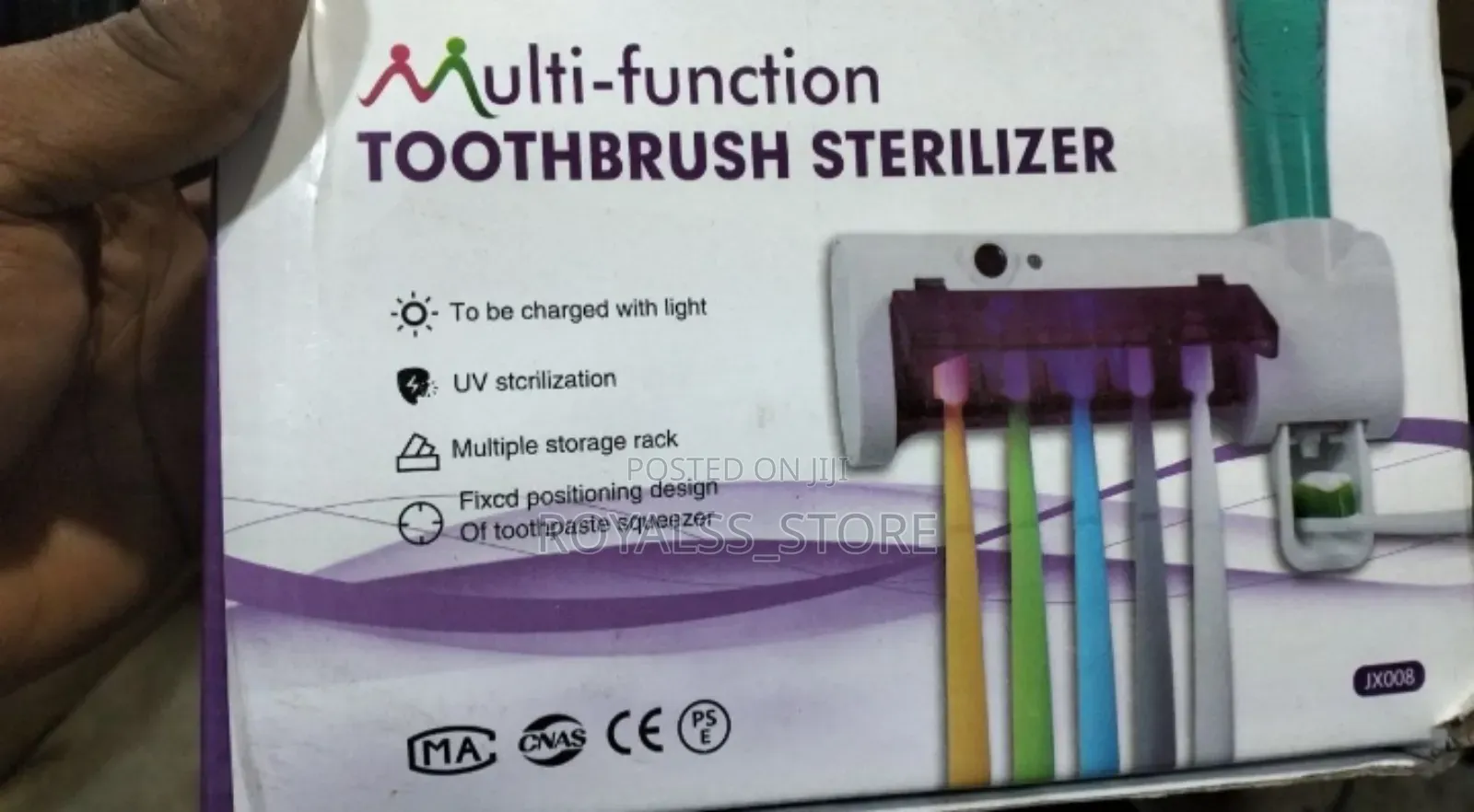 Toothpaste Dispenser/Toothbrush Steriliser