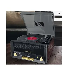 Muse Bluetooth Vintage Turntable Micro CD and Radio System