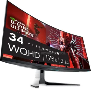 Alienware Aw3423dw Curved Gaming Monitor 34.18 Inch Quantom
