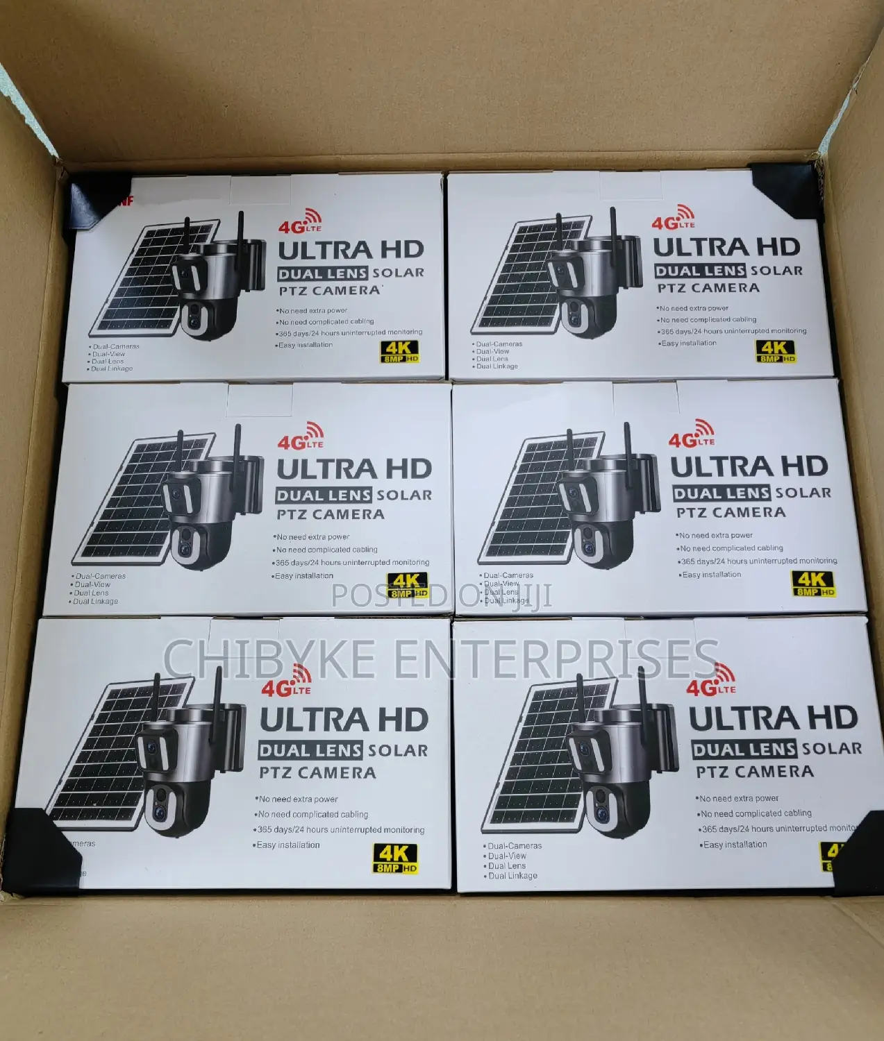 8mp Dual Lens Flood Light PTZ Camera, Ubox App
