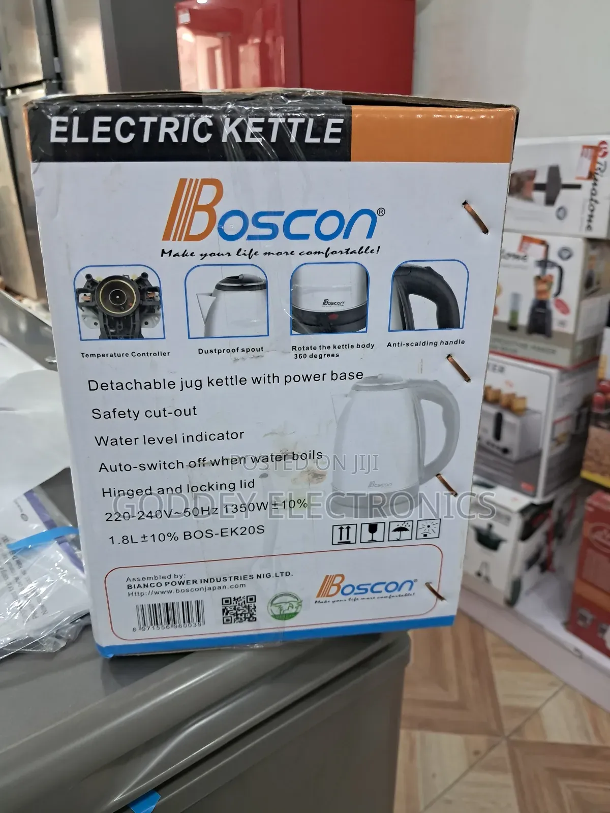Boscon Electric Kettle 1.8litres