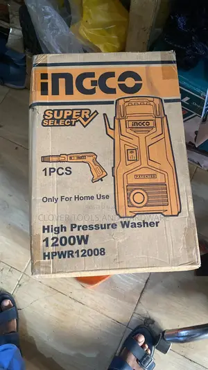 INGCO High Pressure Washer, 1200 W, 90 Bar (1300 PSI)