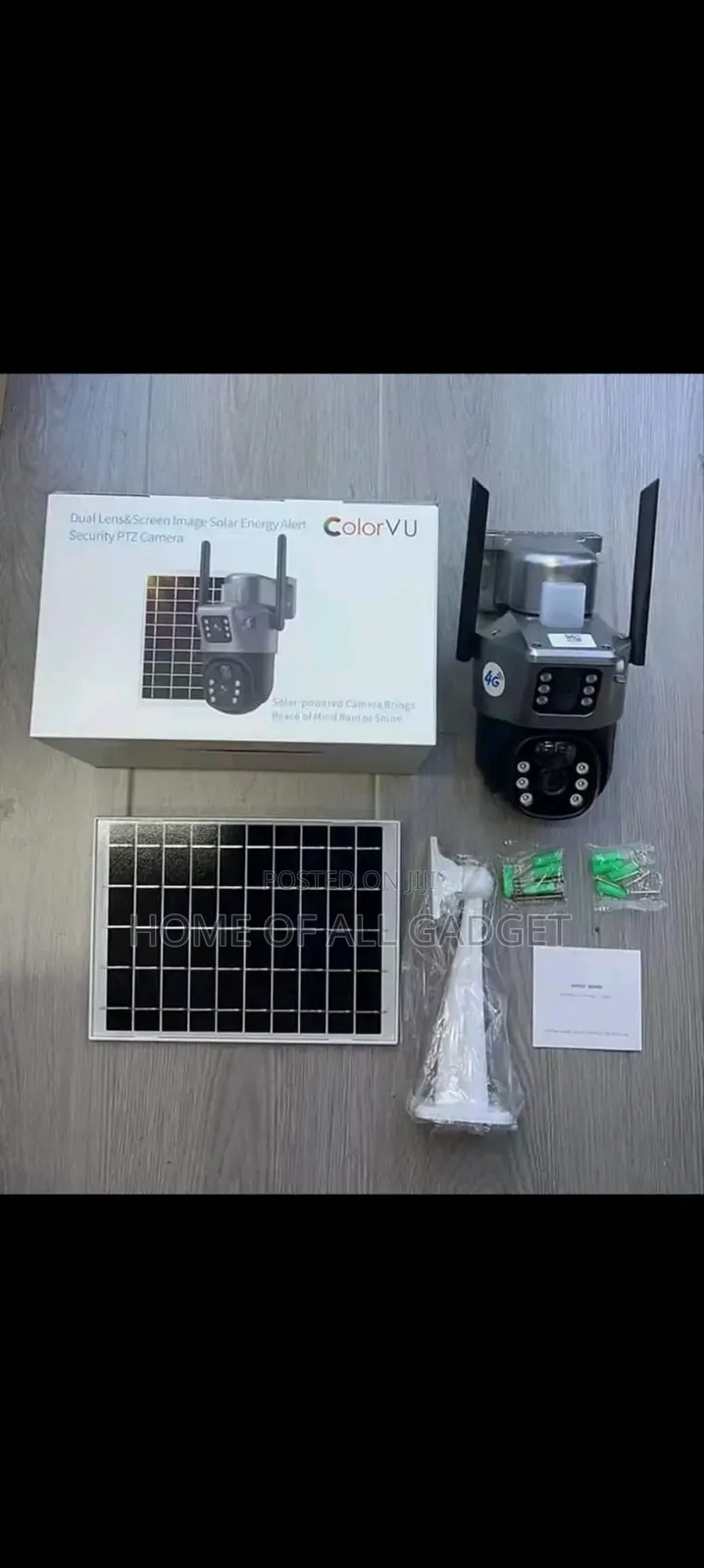 Solar Powered 4G Simcard PTZ CCTV Camera