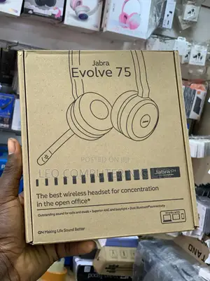 Jabra Evolve 75 UC Stereo Wireless Headset Stereo