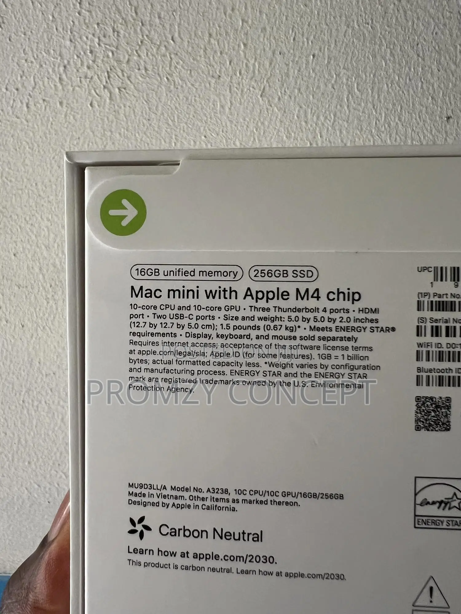 New Desktop Computer Apple iMac M4 16GB Apple M4 SSD 256GB