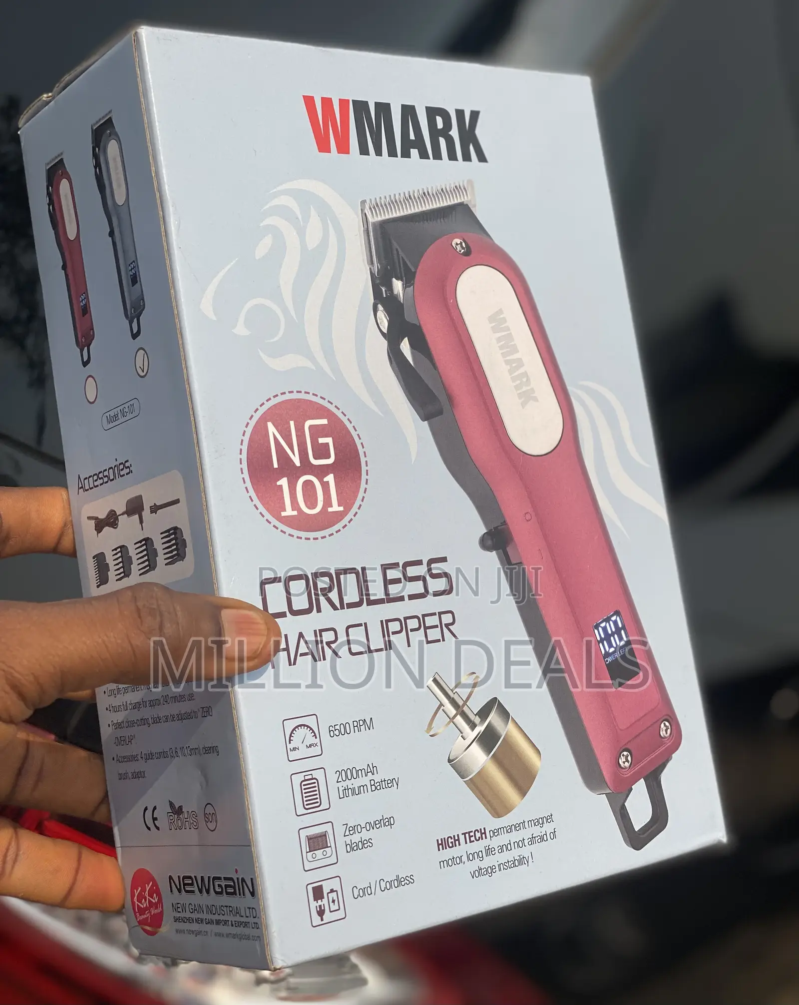 Unique Digital Rechargeable Cordless Hair Clipper