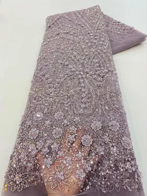 Luxury Hand Beaded Lace